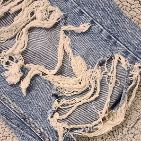 GARAGE ripped wide leg jeans - Picture 3 of 7